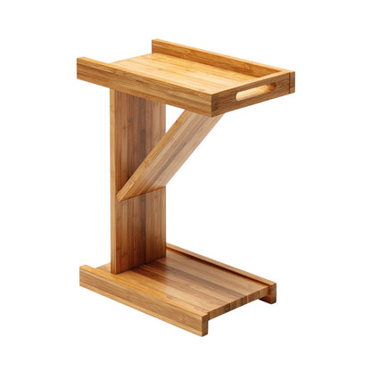 Ronava Bamboo Bathtub Side Table - Freestanding